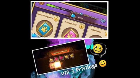 idle heroes vip 3|VIP .